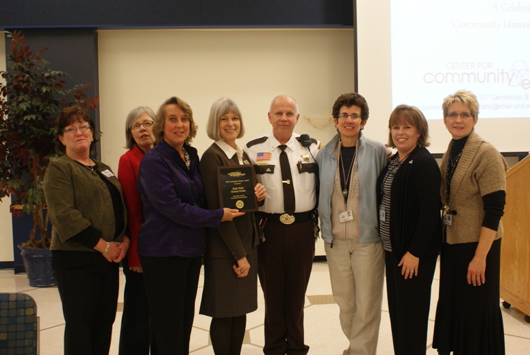 group receiving award